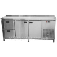 Холодильный стол Tehma – 2 двери и 2 выдвижных ящичка