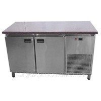 Холодильный стол Tehma – 2 двери с гранитной столешницей